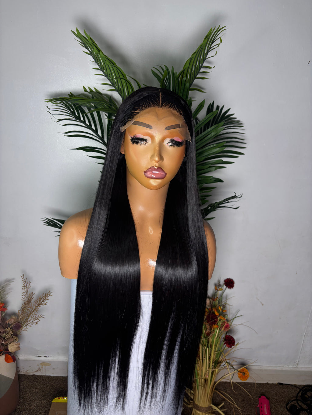 26 Vietnamese bone straight spired with 5 by 5 closure
