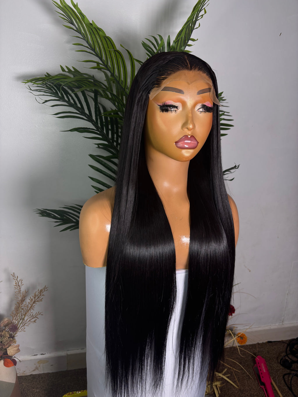 26 Vietnamese bone straight spired with 5 by 5 closure