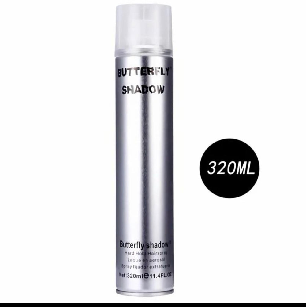 Butterfly  Shadow Hard Hold Hairspray | Extra Strong Styling Spray
